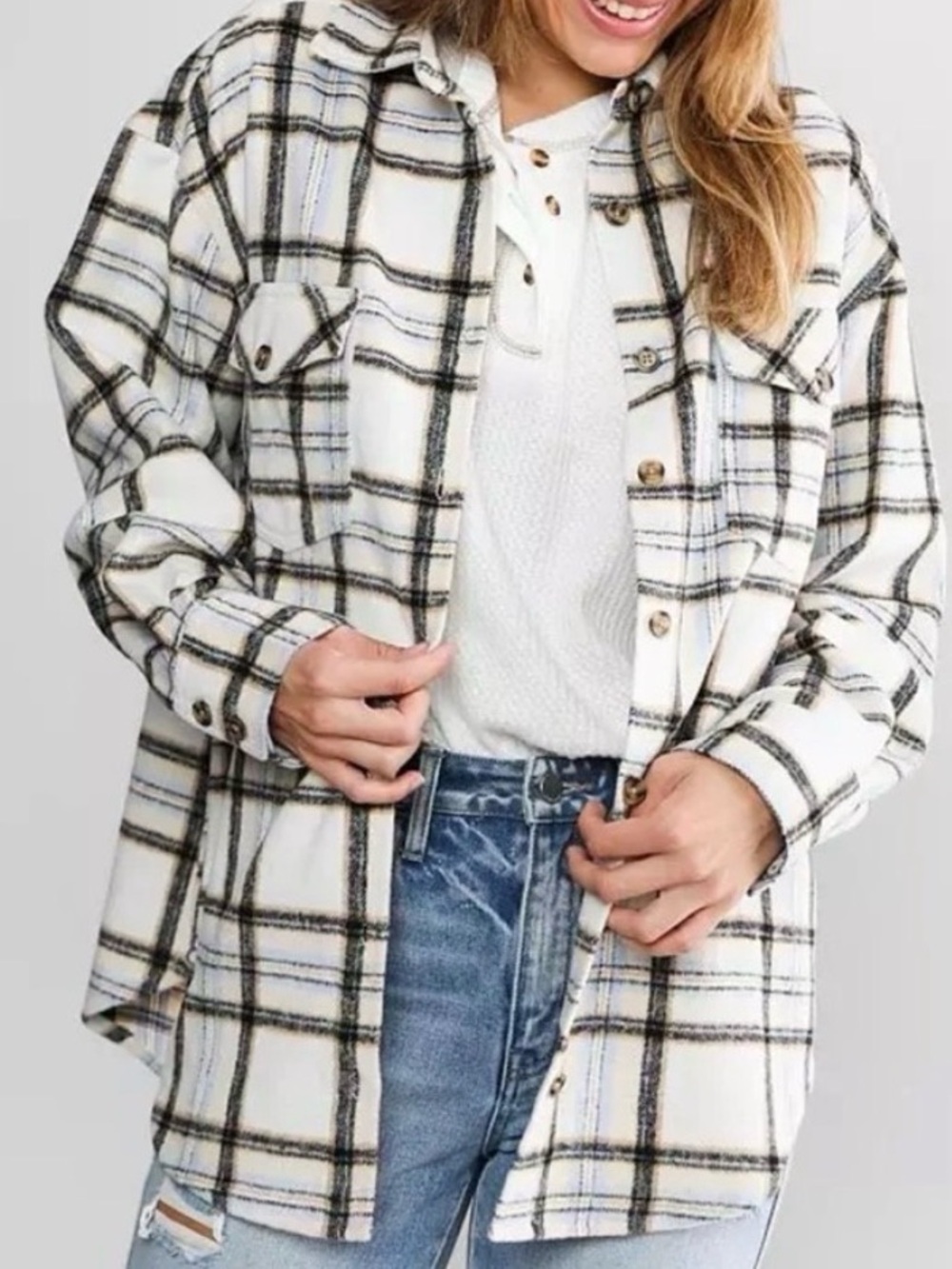 BKE Multicolor Flannel Jacket, NEW WITHOUT TAGS
